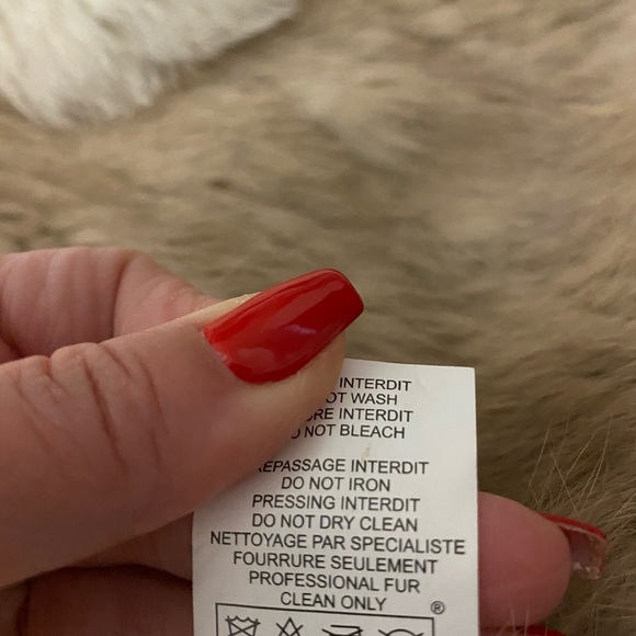 Sinequanone rabbit fur vest in mint mint condition - Picture 4 of 4